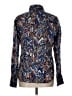 Cino 100% Cotton Paisley Blue Long Sleeve Blouse Size L - photo 2