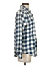 Vineyard Vines Performance 100% Polyester Checkered-gingham Blue Long Sleeve Blouse Size 4 - photo 4