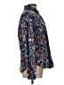 Cino 100% Cotton Paisley Blue Long Sleeve Blouse Size L - photo 4