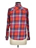 Forever 21 Plaid Red Orange Long Sleeve Button-Down Shirt Size M - photo 2