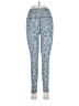 Sage Collective Print Blue Active Pants Size M - photo 1