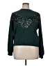 Cara Santana x Nine West Hearts Green Pullover Sweater Size XL - photo 1