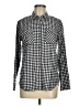 Eddie Bauer Checkered-gingham Black Long Sleeve Button-Down Shirt Size M - photo 1