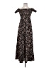 Unbranded 100% Polyester Paisley Brown Casual Dress Size S - photo 1