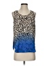 Charming Charlie 100% Polyester Blue Sleeveless Top Size S - photo 1