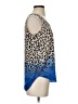 Charming Charlie 100% Polyester Blue Sleeveless Top Size S - photo 4
