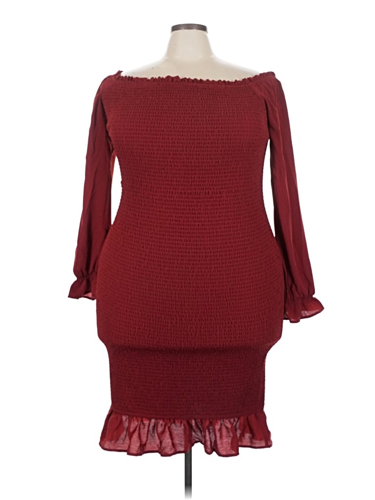 Pre-owned Baltic Born Cocktail Dress In Burgundy