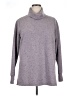 RBX 100% Polyester Chevron-herringbone Gray Turtleneck Sweater Size 1X - photo 1