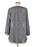 Fred David Gray 3/4 Sleeve Blouse Size M - photo 2