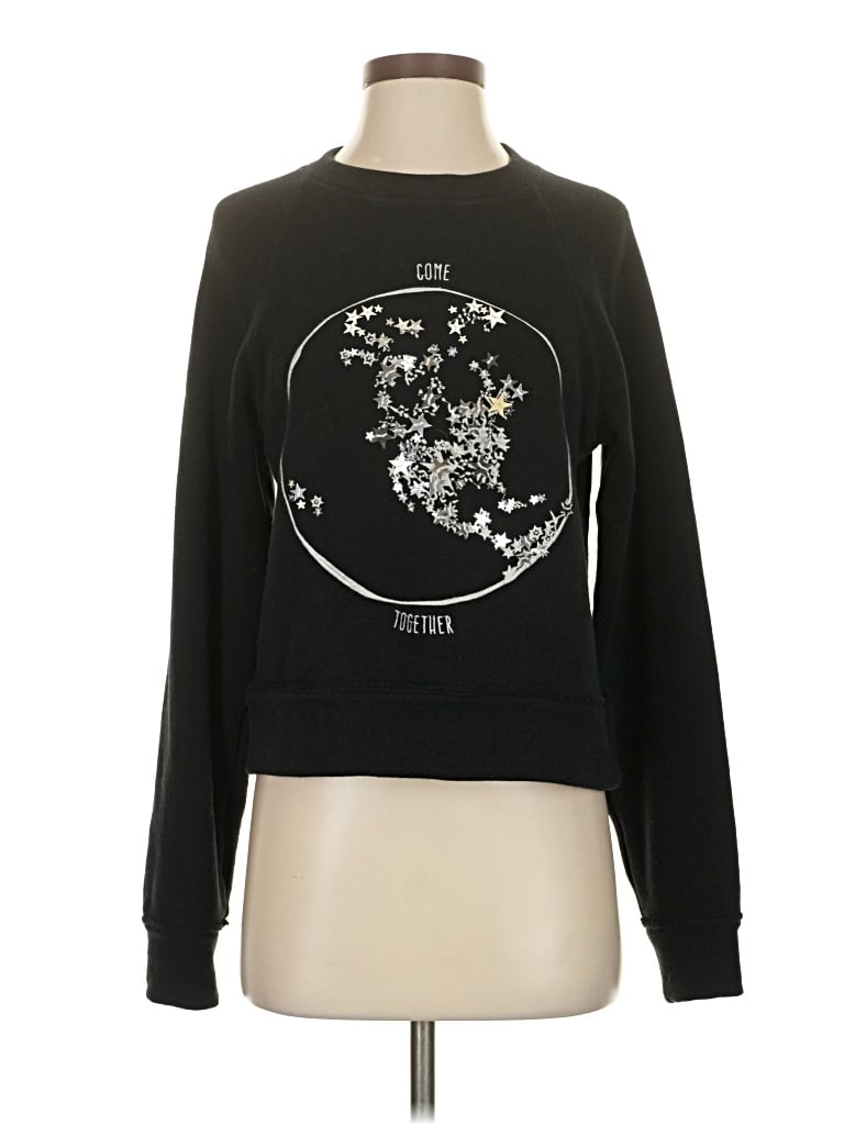 Pre-owned Free People Sweatshirt In Black