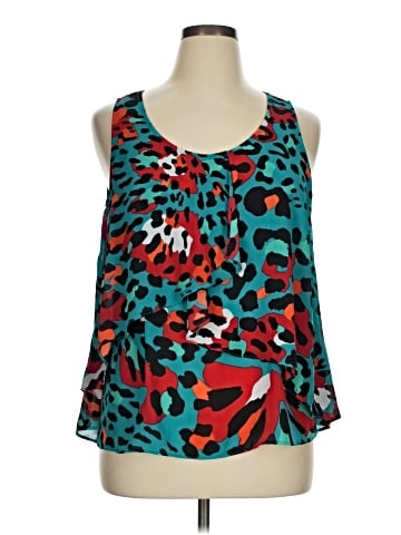Worthington Sleeveless Blouse (view 1)