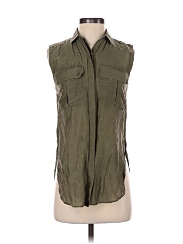 Helmut Lang Sleeveless Button-Down Shirt (view 1)