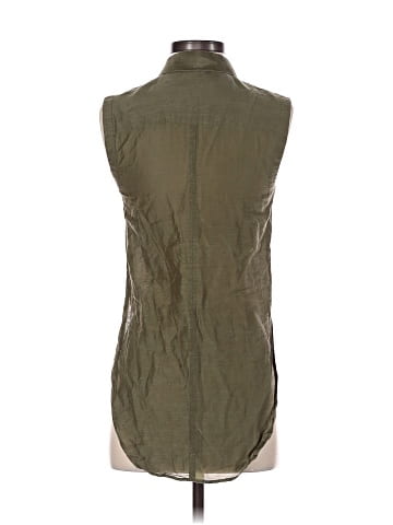 Helmut Lang Sleeveless Button-Down Shirt (view 2)