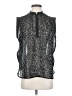 Rebecca Taylor 100% Polyester Silver Sleeveless Blouse Size 2 - photo 1