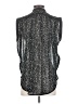 Rebecca Taylor 100% Polyester Silver Sleeveless Blouse Size 2 - photo 2