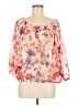 Express 100% Polyester Pink 3/4 Sleeve Blouse Size M - photo 1