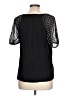 Blu Pepper Black Short Sleeve Blouse Size L - photo 2