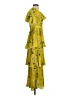 o.p.t 100% Polyester Yellow Cocktail Dress Size XS - photo 4