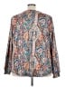 Assorted Brands Paisley Blue Long Sleeve Blouse Size 5Xl - photo 2