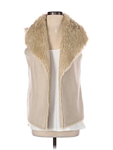 Ann Taylor LOFT Faux Fur Vest (view 1)