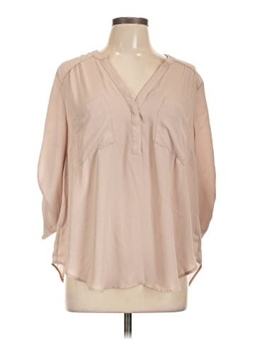 Torrid 3/4 Sleeve Blouse (view 1)