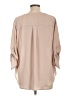 Torrid 100% Polyester Tan 3/4 Sleeve Blouse Size Lg Plus (0) - photo 2