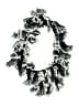Unbranded Silver Black Scarf One size - photo 1