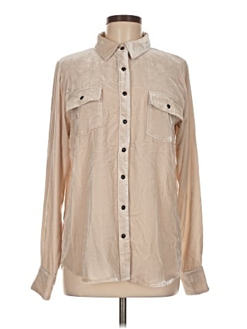 Gold Hawk Long Sleeve Button-Down Shirt (view 1)