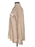 Gold Hawk Solid Tan Long Sleeve Button-Down Shirt Size M - photo 5