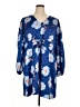 Draper James 100% Polyester Blue Casual Dress Size XL - photo 1