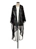 Trick 100% Polyester Black Kimono Size 0 - 1 - photo 1