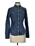 Ann Taylor LOFT 100% Cotton Blue Long Sleeve Button-Down Shirt Size S - photo 1