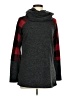 Acting Pro Plaid Gray Turtleneck Sweater Size M - photo 1