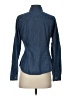 Ann Taylor LOFT 100% Cotton Blue Long Sleeve Button-Down Shirt Size S - photo 2