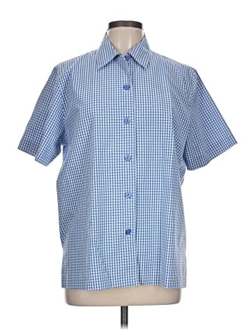 Draper's & Damon's Short Sleeve Button-Down Shirt (view 1)