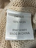 Coco + Carmen 100% Acrylic Ivory Tan Poncho One size - photo 8