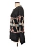 Peruvian Connection 100% Cotton Print Gray Pullover Sweater Size L - photo 5