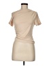Shein Tan Short Sleeve Turtleneck Size 6 - photo 1