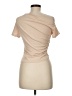 Shein Tan Short Sleeve Turtleneck Size 6 - photo 2