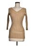 Hooked Up by IOT Tan Casual Dress Size M - photo 1