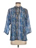AP.NY Blue 3/4 Sleeve Blouse Size S - photo 1