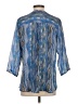 AP.NY Blue 3/4 Sleeve Blouse Size S - photo 2