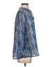 AP.NY Blue 3/4 Sleeve Blouse Size S - photo 4