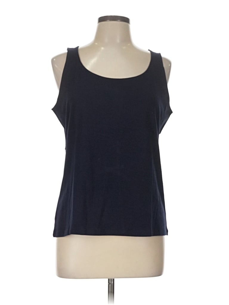 Pre-owned Talbots Tank Top Blue Scoop Neck Tops