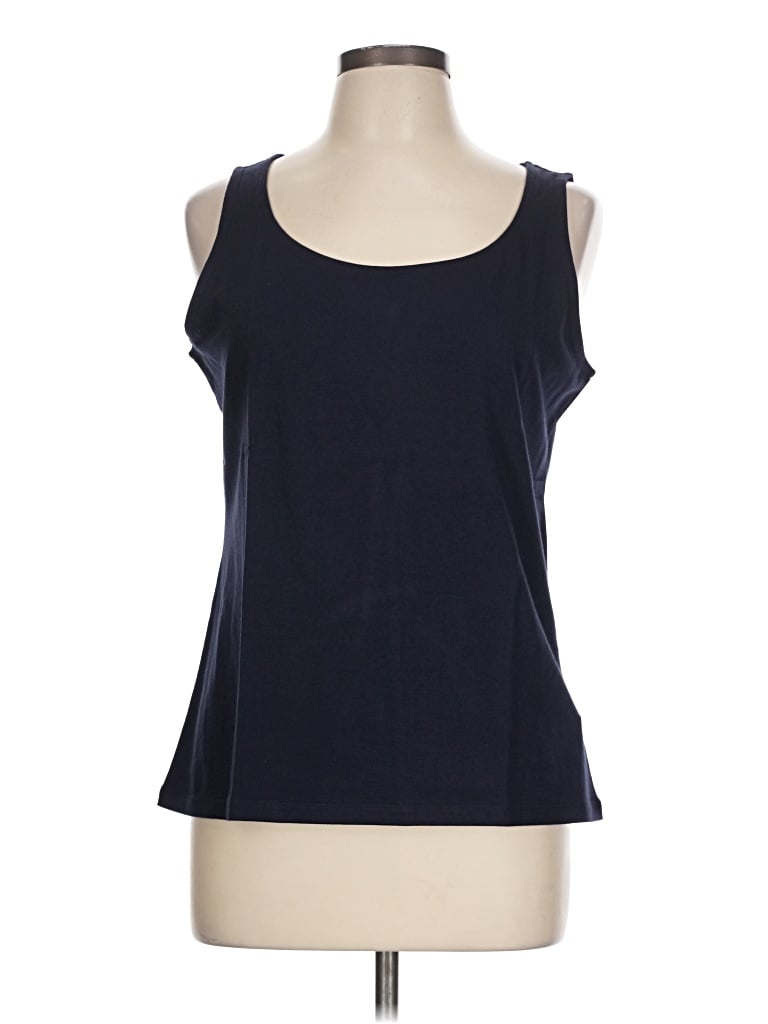 Pre-owned Talbots Tank Top Blue Scoop Neck Tops