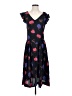 Unbranded Floral Black Casual Dress Size S (estimated) - photo 1