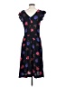 Unbranded Floral Black Casual Dress Size S (estimated) - photo 2