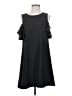 Unbranded Solid Black Casual Dress Size S - photo 1