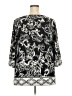Assorted Brands Black 3/4 Sleeve Blouse Size 2X - photo 2
