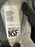 NSF 100% Cotton Plaid Gray Long Sleeve Button-Down Shirt Size L - photo 8